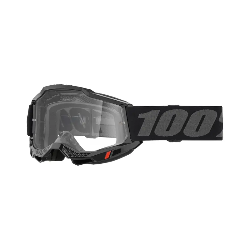 100% Accuri 2 Otg Goggles – Over-Glasses Design, Black Frame + Clear Lens – #610-5213 1