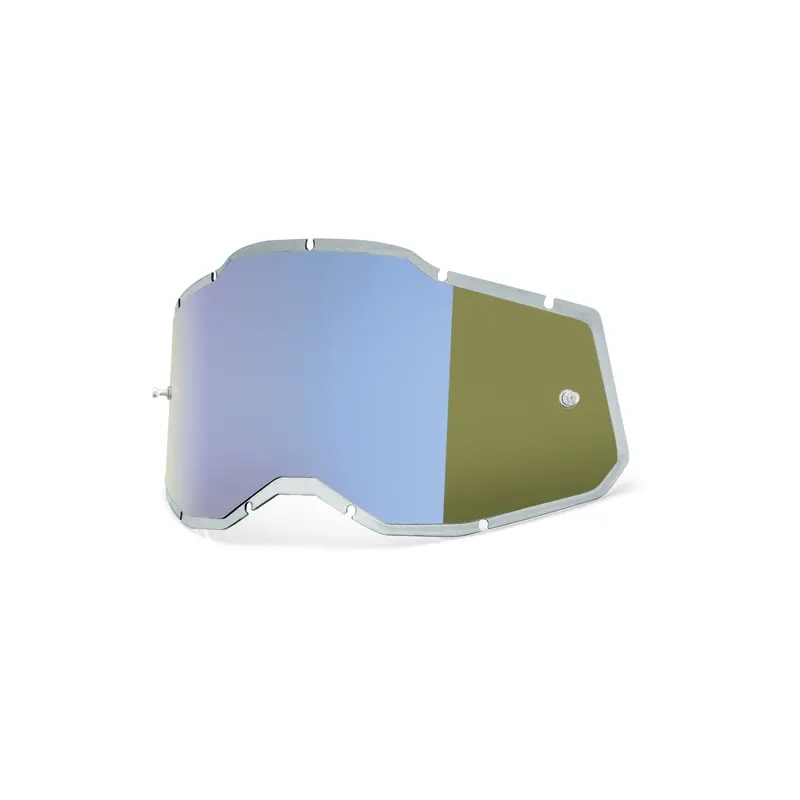 100% Replacement Mirror Blue Lens For Rc2/Ac2/St2 Plus Goggles 1