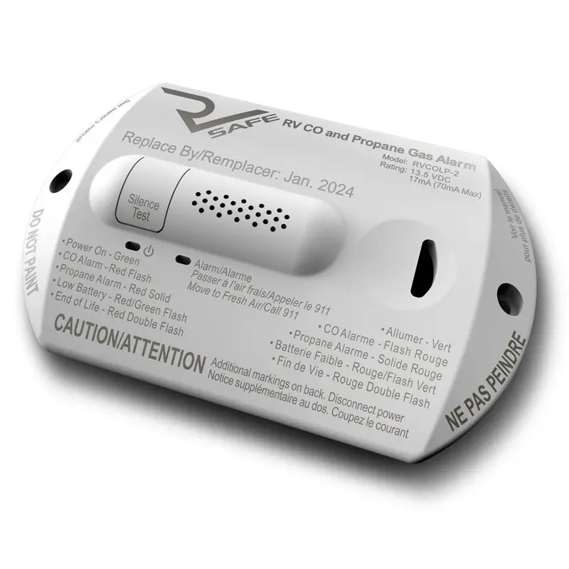 2-Wire Co/Lp Gas Alarm Combo Unit – White Model 15-2156 1