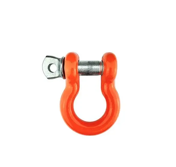 5/8-Inch Forged Stainless Steel Shackles – Bright Orange Finish, Safety Rated 60-50158 1