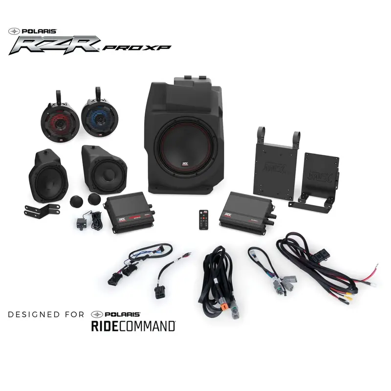 5-Speaker Ridecommand-Ready Audio System For Polaris Rzr Pro Xp 1
