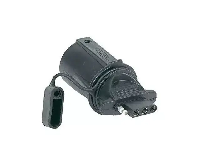 7-Pin Rv To 4-Pin Flat Trailer Adapter – Blade-To-Blade Wiring Converter 1