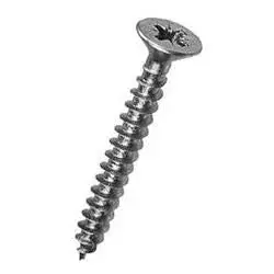 8Mm X 1" Countersunk Self-Tapping Screw – 10-Pack 1
