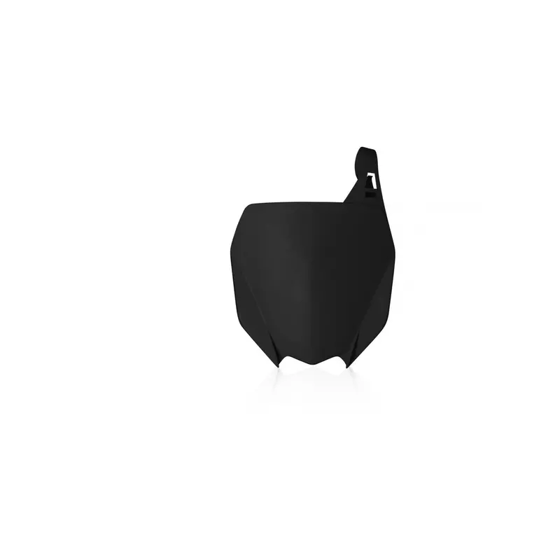 Acerbis Black Front Number Plate – Low-Profile, Bolt-On Design (26858-60001) 1