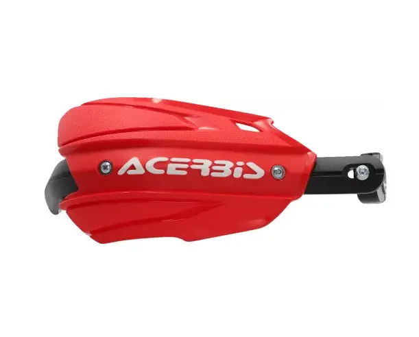 Acerbis Endurance-X Hand Guards – Red And White Design 1