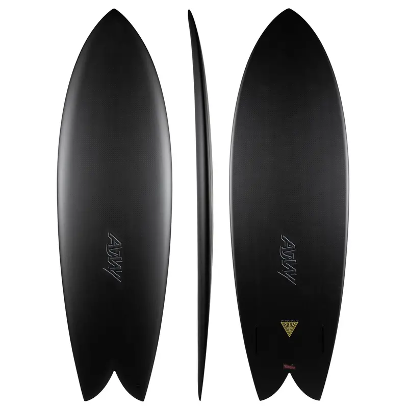 Ajw Classic Twin-Fin Surfboard 1