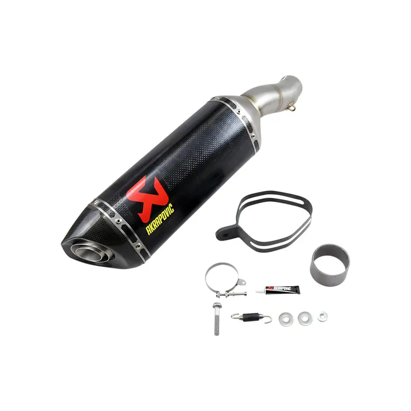 Akrapovič Carbon Fiber Slip-On Muffler – Universal Performance Upgrade (Part #1811-3697) 1