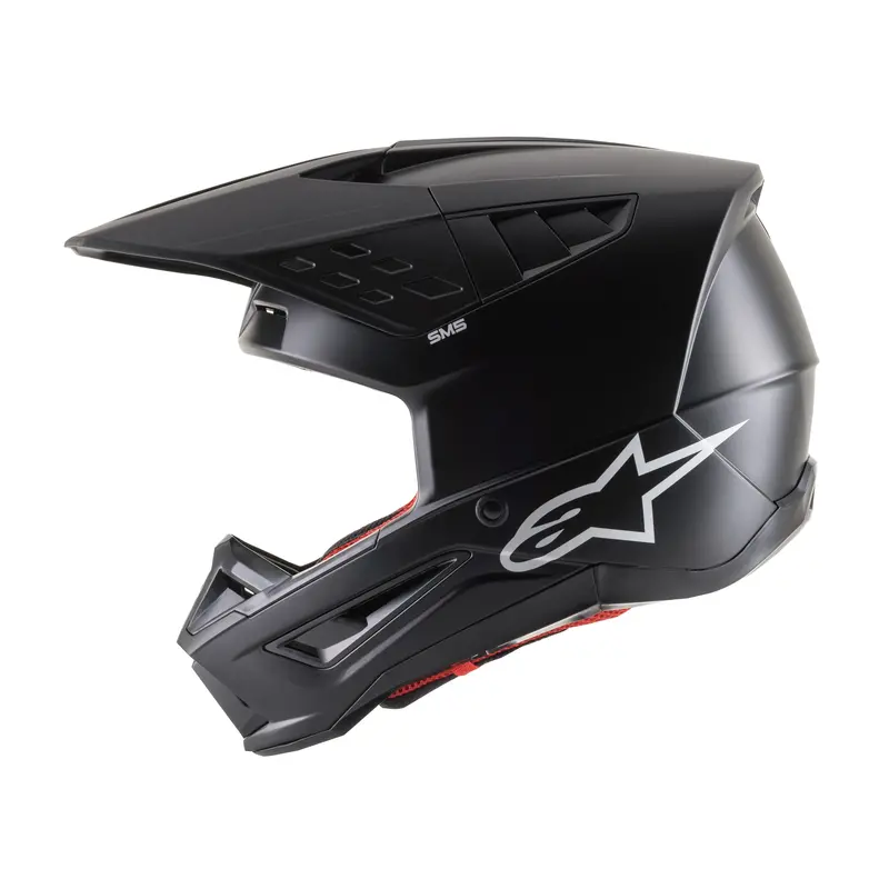 Alpinestars S-M5 Solid Helmet – Matte Black Finish, Large 1