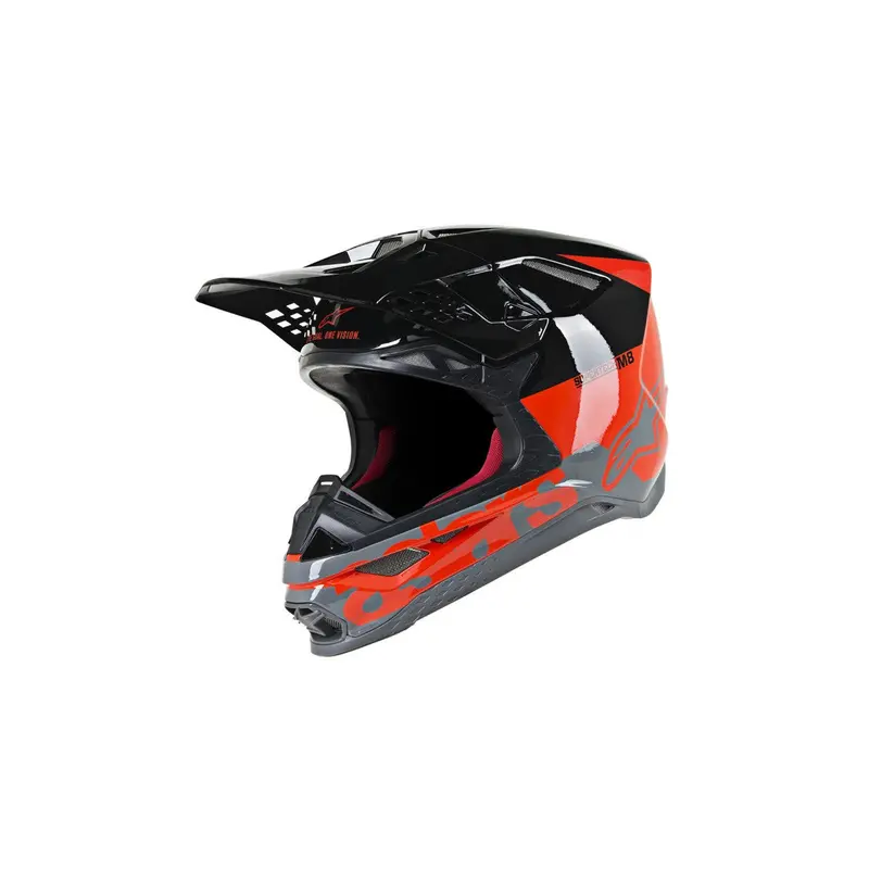 Alpinestars S-Tech S-M8 Radium Helmet – Red/Black/Grey, 2X-Large 1