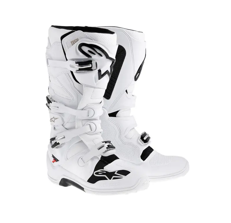 Alpinestars Tech 7 Off-Road Boots – White, Size 8 1
