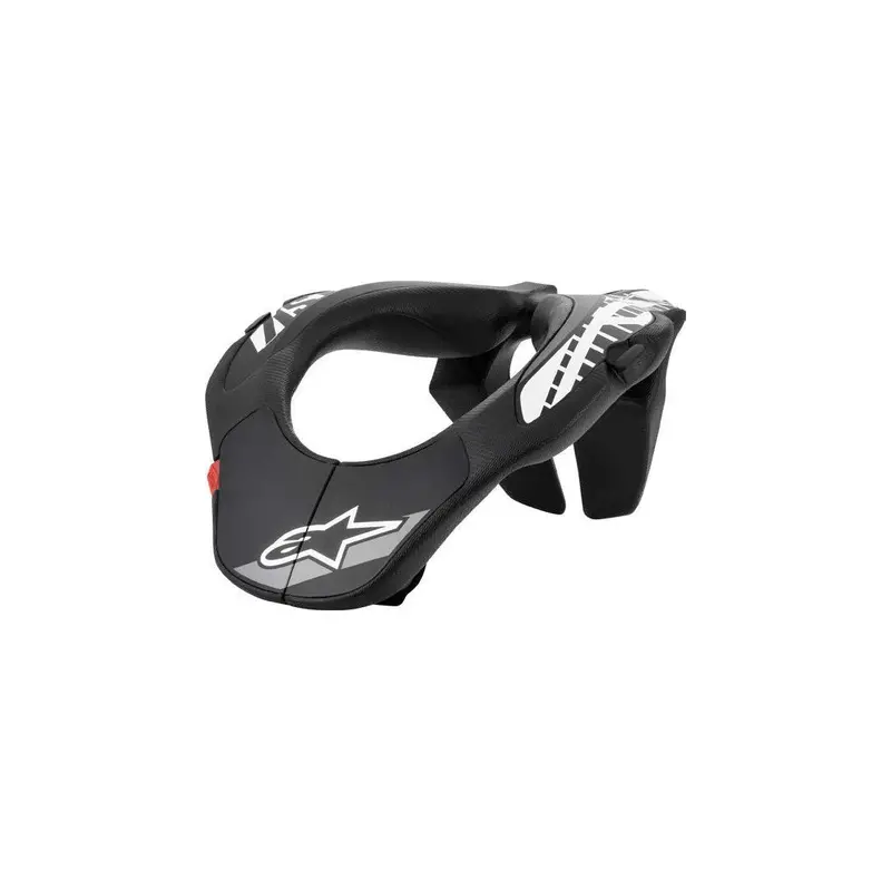 Alpinestars Youth Neck Support – Black & White 1