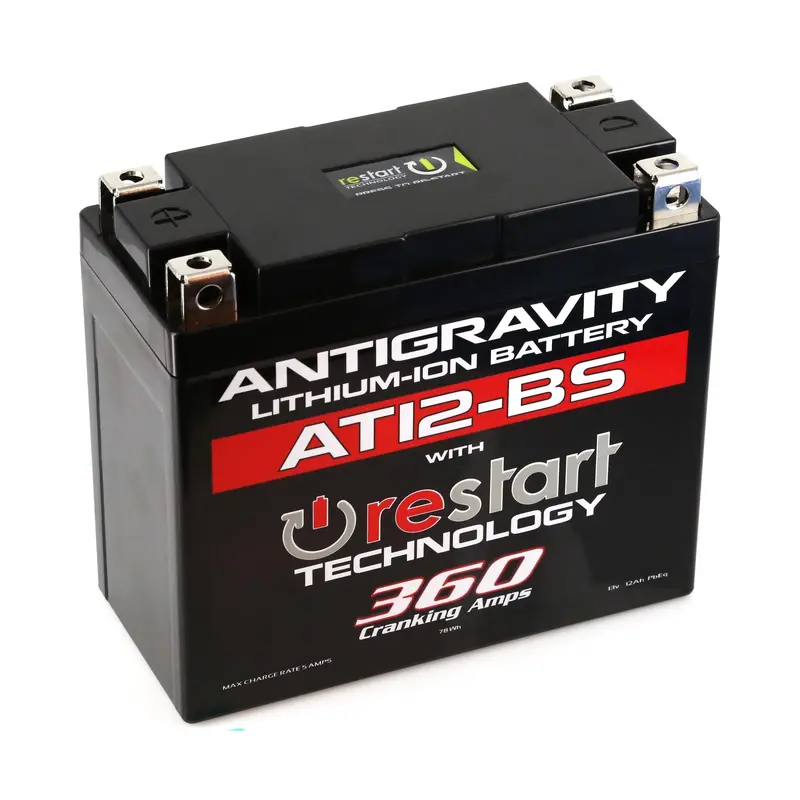 Antigravity At12Bs-Rs Lithium Motorcycle Battery – 360 Cca 1
