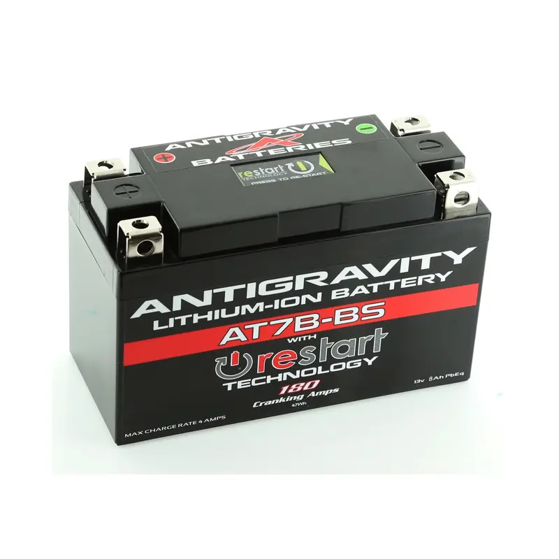Antigravity At7B-Bs-Rs Lithium Battery – Compact 12V Powersports Battery, 180 Cca (58-7000) 1