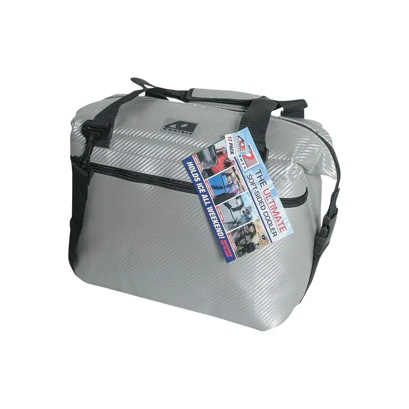 Ao Coolers Carbon Series 36-Can Cooler – Silver, 21" × 10" × 12" – Model 45-27262 1