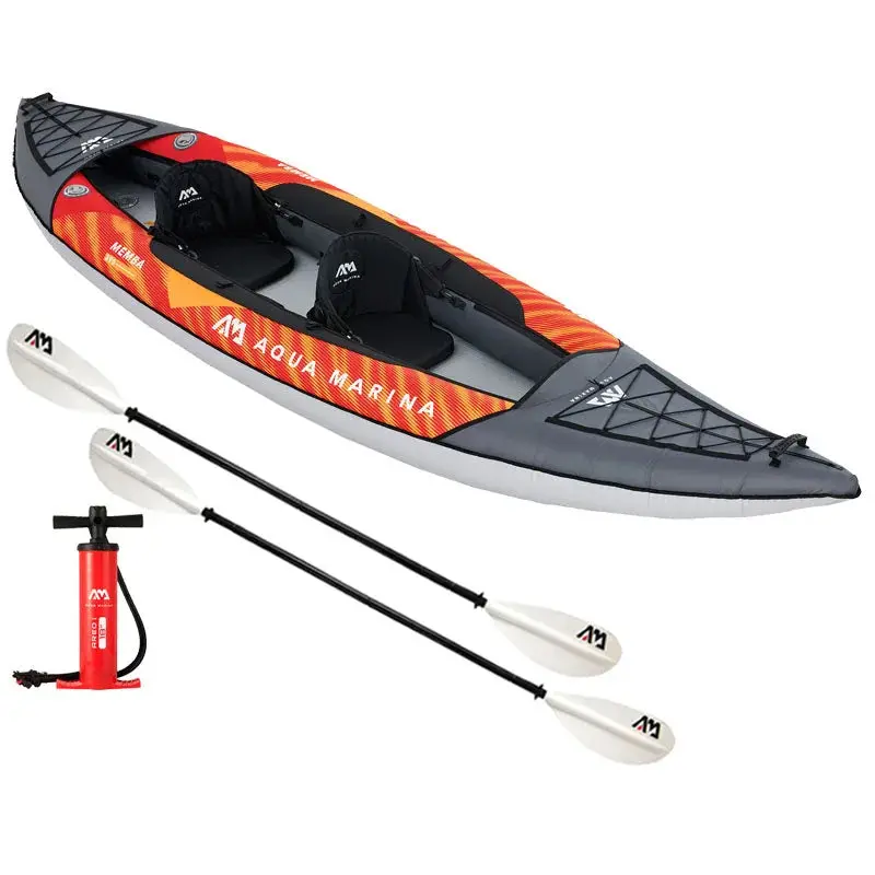 Aqua Marina Memba 390 – Dual-Rider Drop-Stitch Fusion Inflatable Kayak Kit 1