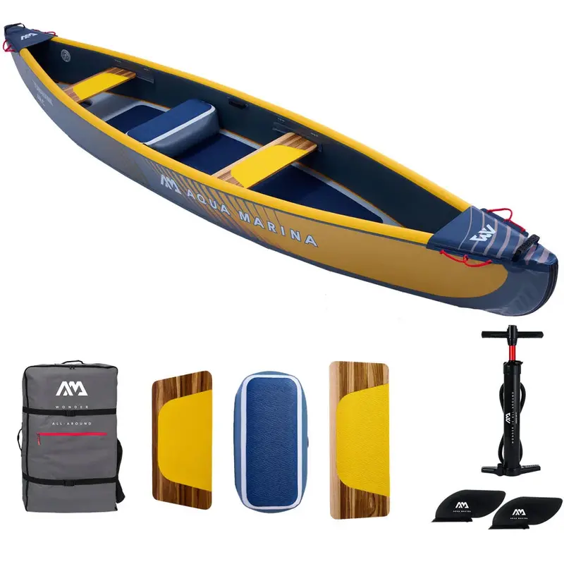 Aqua Marina Tomahawk Air-C 478 – High-Pressure Drop-Stitch Inflatable Canoe/Kayak 1