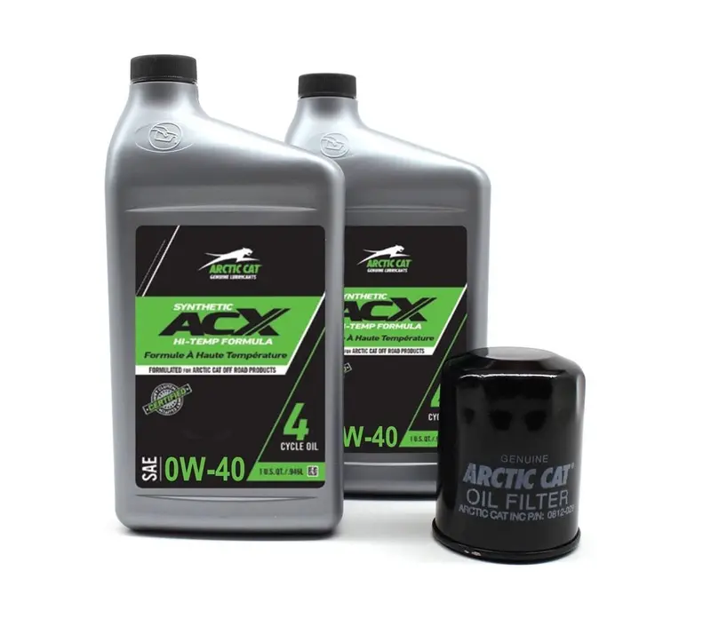Arctic Cat Prowler Acx 0W-40 Full Synthetic Oil Change Kit – 2-Quart (Model 2436-851) 1