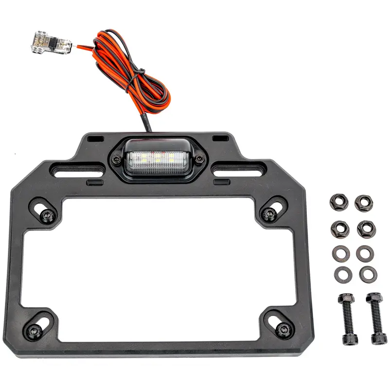 Atv Tek Led License Plate Bracket With Adjustable Mount (Model #45-2121) 1