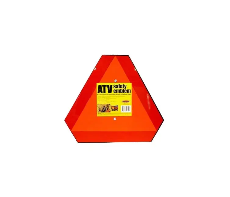 Atv/Utv Slow-Moving Vehicle (Smv) Emblem Flag With Bracket – Reflective Safety Kit – 36-2091 1