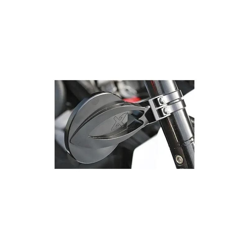 Axia 4-Inch Panoramic Side Mirror – Single-Clamp Mounting Option 1