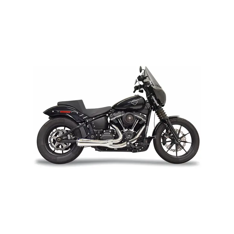 Bassani Ripper 2-Into-1 Chrome Exhaust – 49-State Legal Short Fit 1