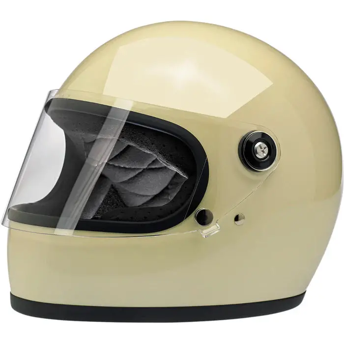 Biltwell Gringo S Vintage White Gloss Helmet (Xs) - 0101-11474 1