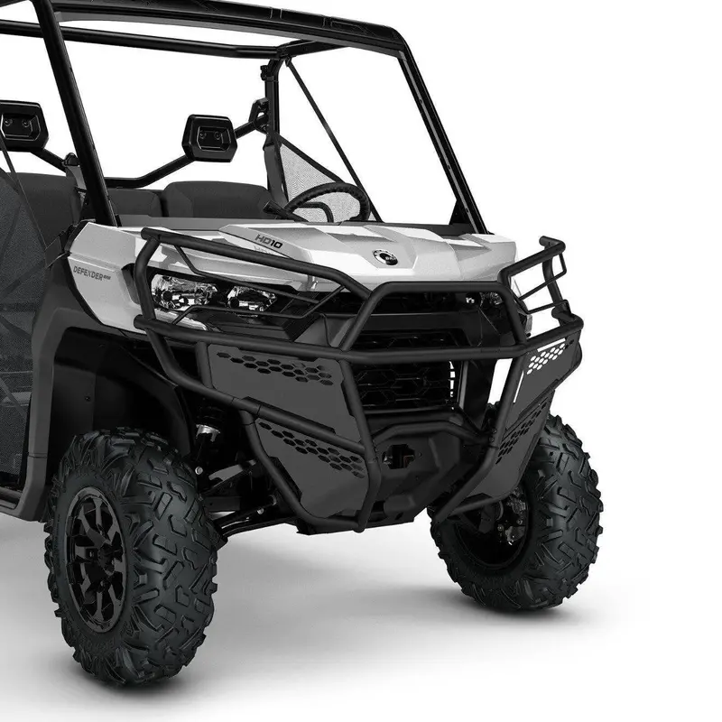 Black Front Bumper For Can-Am Defender Rancher – Oem 715005410 1