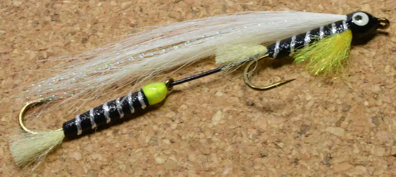 Black Ghost Hairwing Tandem Fly – Two-Section Hairwing Pattern For Salmon And Steelhead 1