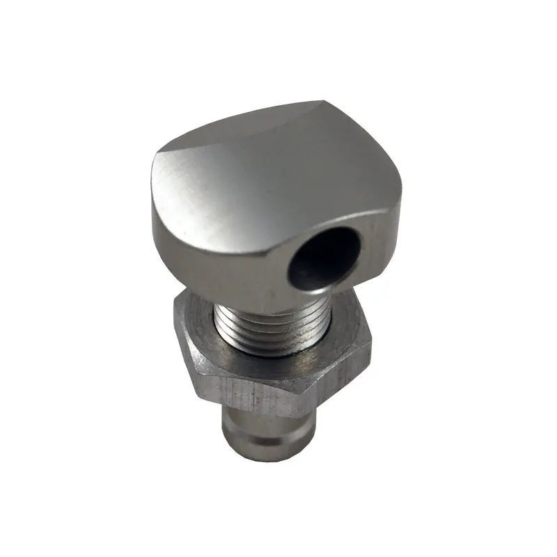 Blowsion Polished Billet Thru-Hull Fitting – 3/8" Npt, 90° Angle – Model 18-2070 1
