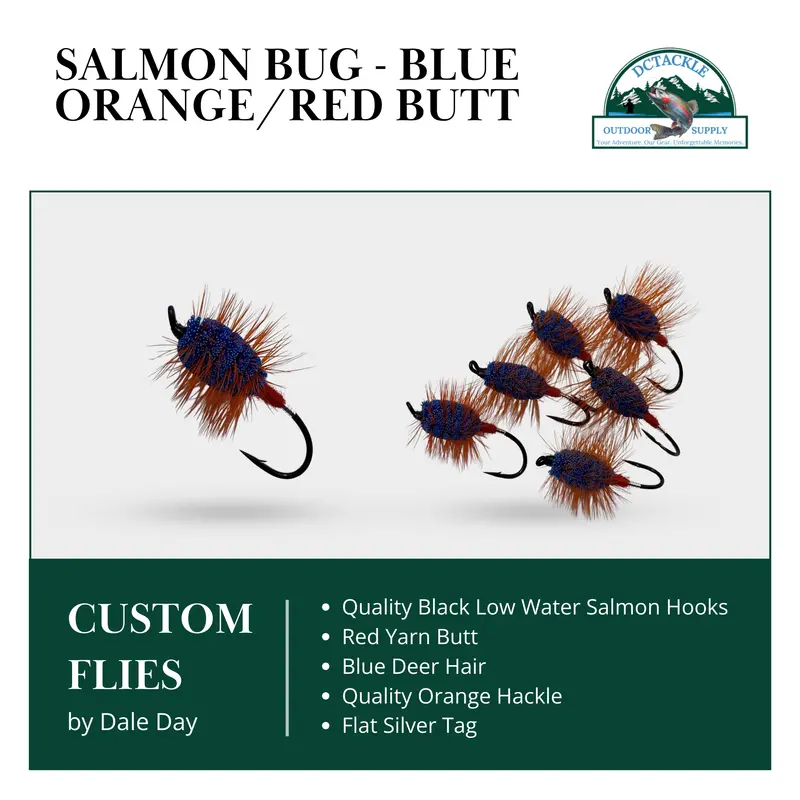 Blue-And-Orange Salmon Bug With Red Butt 1