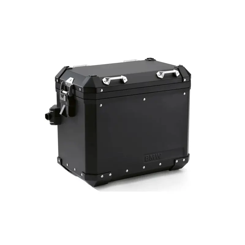 Bmw Left-Side Aluminum Pannier – Matte Black Oem Motorcycle Side Case 1