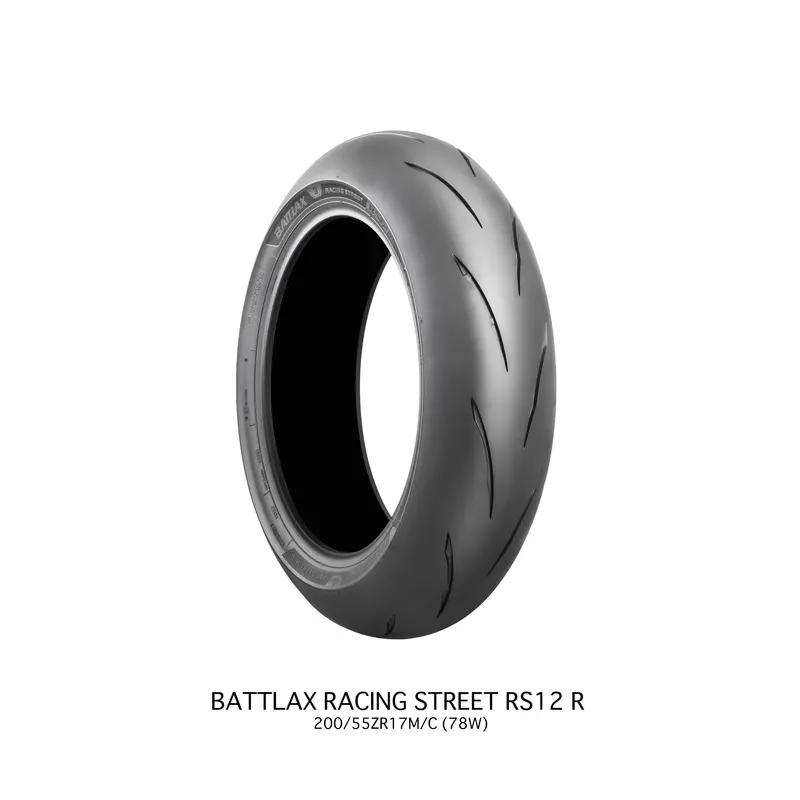 Bridgestone Battlax Rs12 Rear Tire – 180/55Zr17 73W Radial For Sport Motorcycles 1