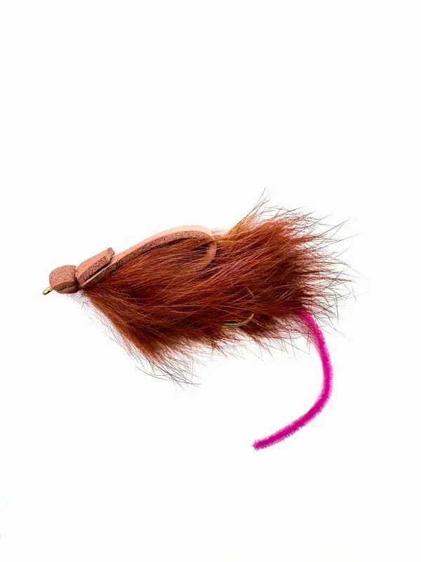 Brown Mouse Pattern Fly With Specialty Hook 1
