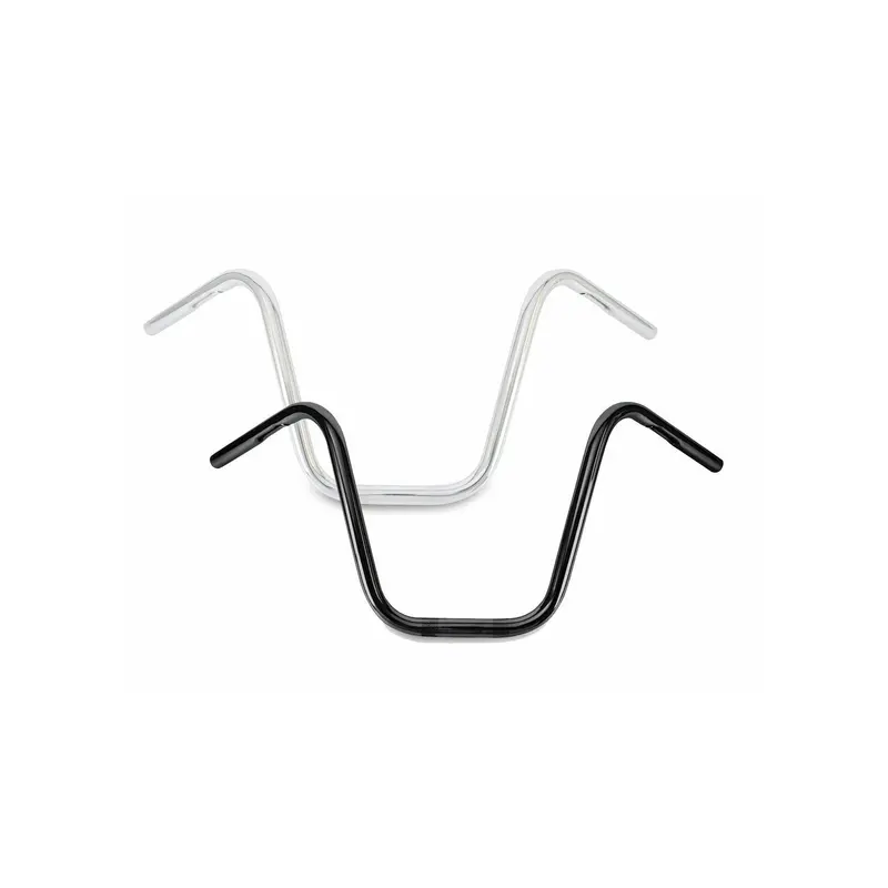Burly Brand Narrow 12-Inch Ape Hangers – 1-Inch Black Handlebars 1