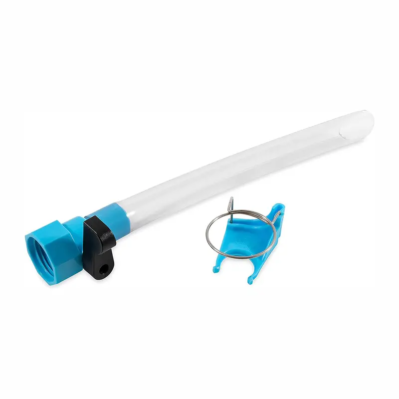 Camco Rv Gravity Fill Adapter With Built-In Shut-Off Valve And Clip 1