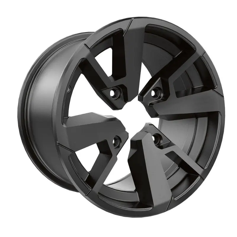Can-Am 14-Inch Rear Rim – Gloss Black With Clear-Coat Finish 1