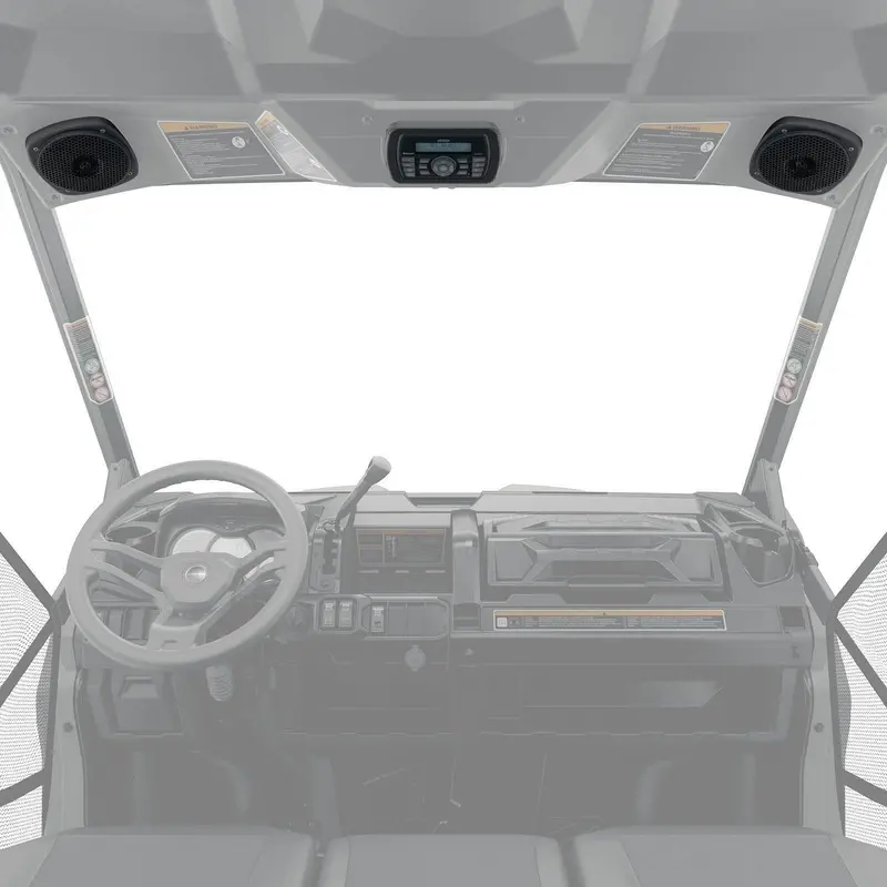 Can-Am Defender Overhead Front Audio System Kit 1