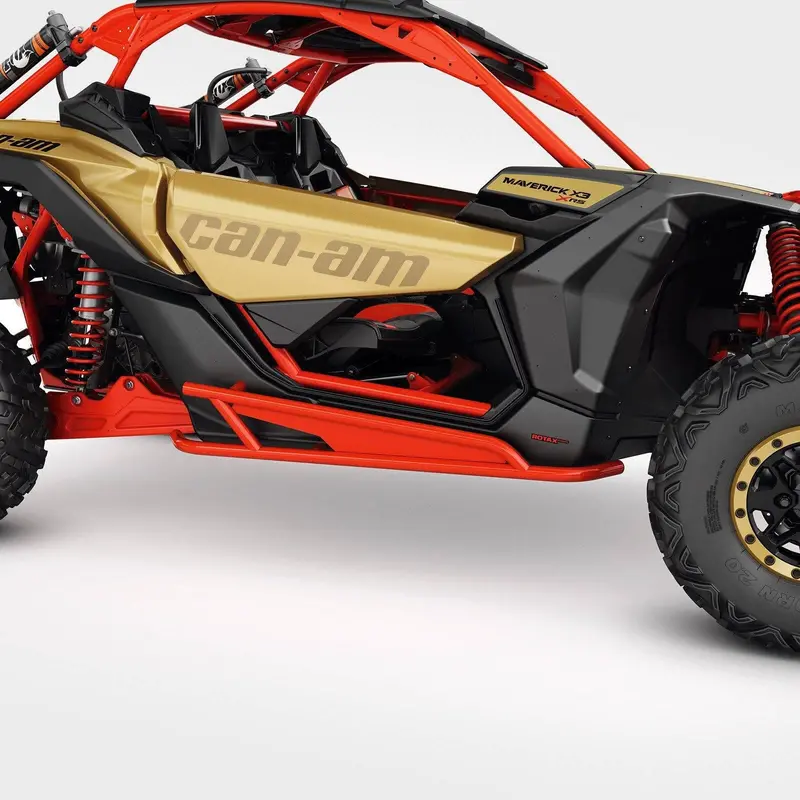 Can-Am Red Rock Sliders – Heavy-Duty Protection For Maverick X3 (715003438) 1