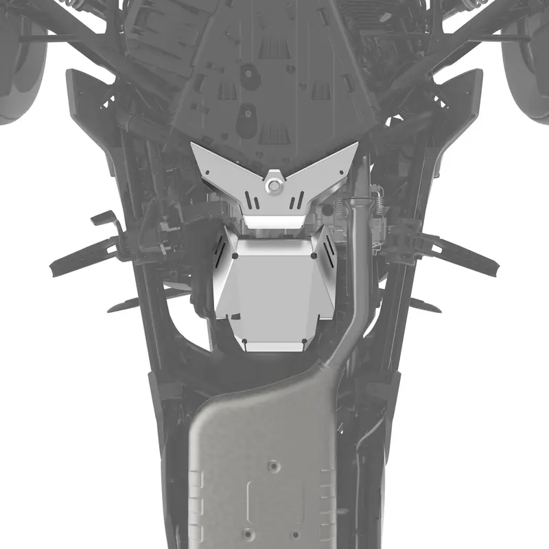 Can-Am Ryker Gray Skid Plate Protection Guard – Oem #219401028 1