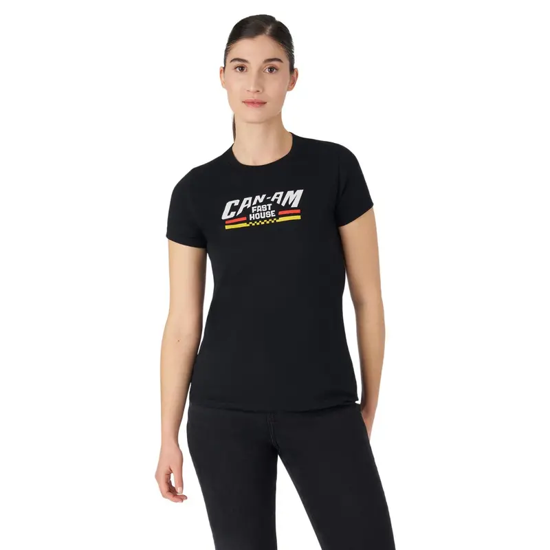 Can-Am X Fasthouse Women’S Adventure T-Shirt – Black, Size Xxl (Part #2882281490) 1