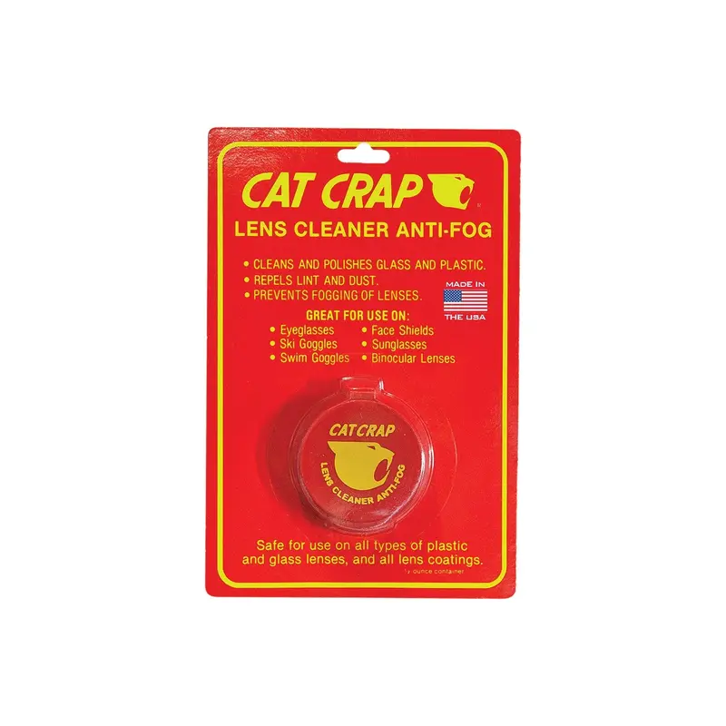 Cat Crap Anti-Fog Lens Cleaner Paste (0.5 Oz) – Smudge-Free Clarity Formula – 38-1010 1