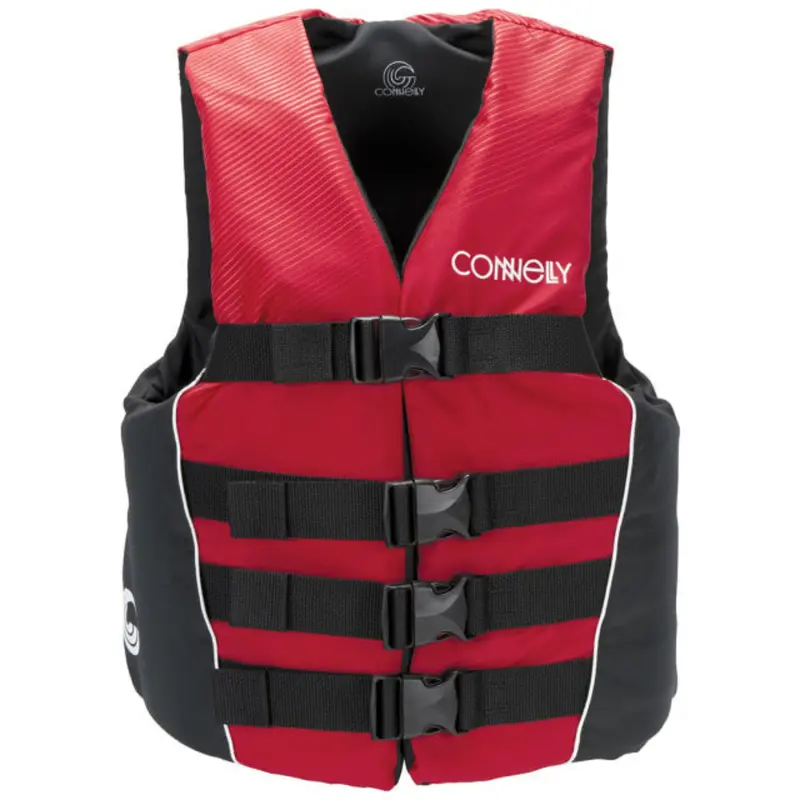 Connelly 4-Clip Nylon Life Jacket – Value-Priced Safety Gear 1