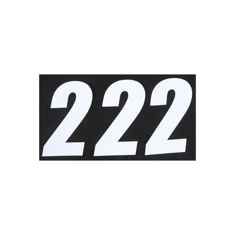 D-Cor Number 2 Decal – 6-Inch White Digit (3-Pack) 1