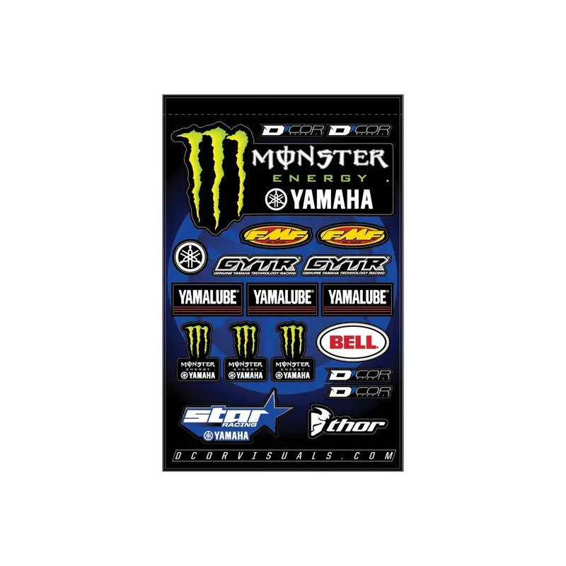 D-Cor Star Monster Graphic Decal Pack – Bold, Eye-Catching Design (862-50117) 1