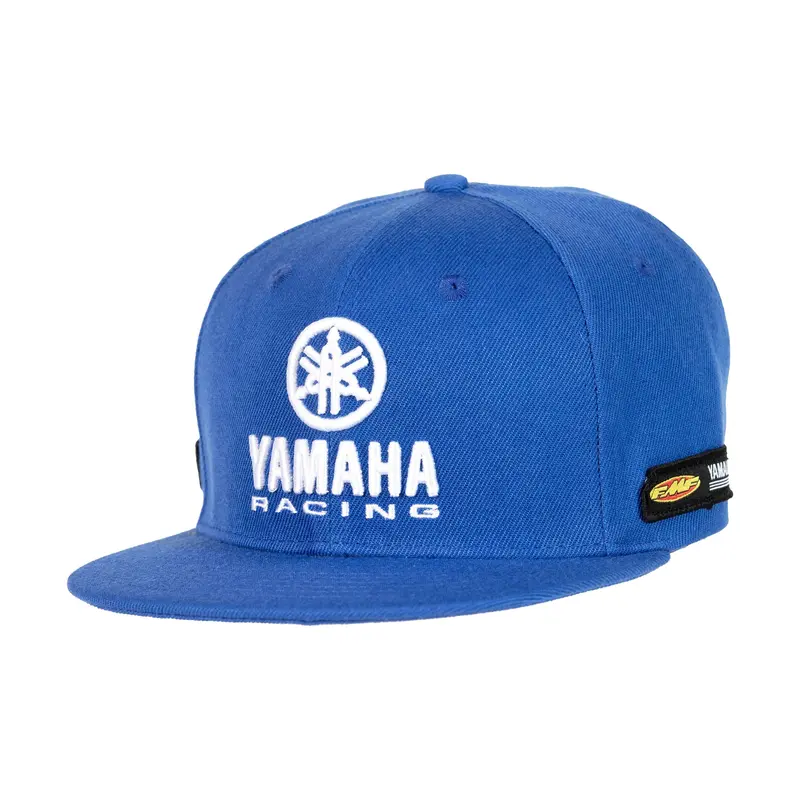 D-Cor Yamaha Snapback Hat – Blue Stack Design (Model 862-81105) 1