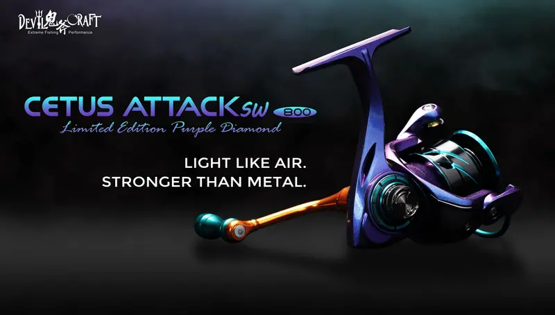 Devil Craft Cetus Attack Limited Edition Spinning Reel – Exclusive Tactical Build 1