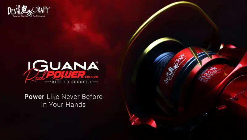 Devil Craft Iguana Red Power Sw Spinning Reel – High-Torque Build 1