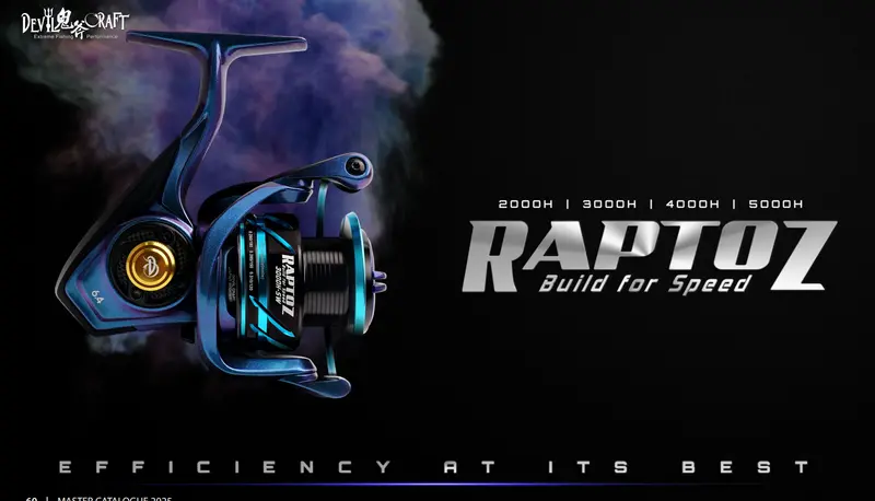 Devil Craft Raptoz Sw Spinning Reel – Fast-Gear Ratio Saltwater Series 1