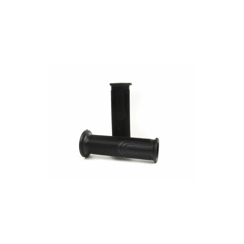 Domino Racing Street-Oriented Open-End Handlebar Grips, Black – 58-2264 1