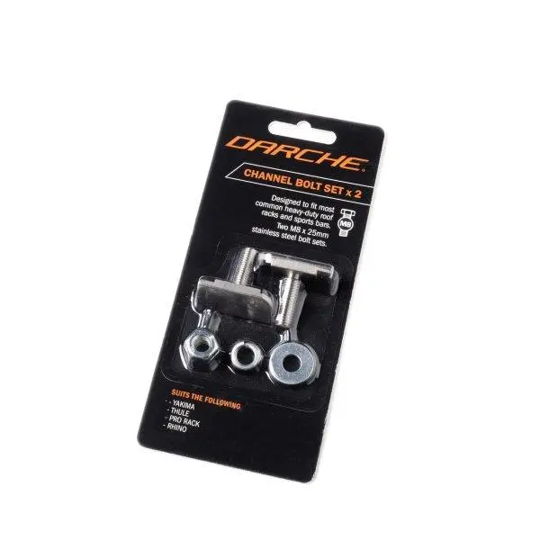 Dual-Piece Channel Bolt Hardware Kit 1